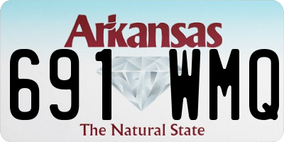 AR license plate 691WMQ