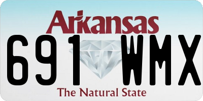 AR license plate 691WMX