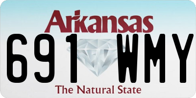 AR license plate 691WMY