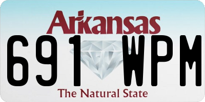 AR license plate 691WPM