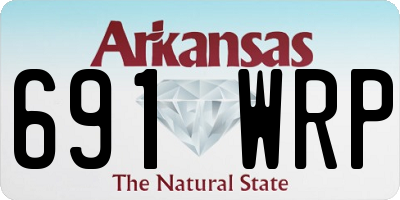 AR license plate 691WRP