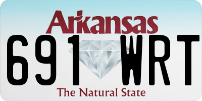 AR license plate 691WRT