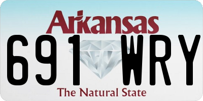 AR license plate 691WRY