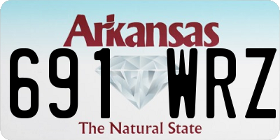 AR license plate 691WRZ
