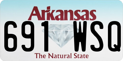AR license plate 691WSQ