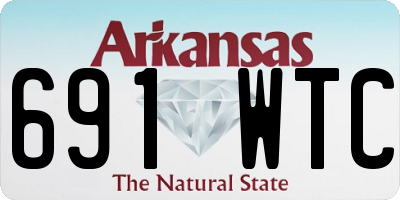 AR license plate 691WTC