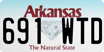 AR license plate 691WTD