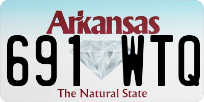 AR license plate 691WTQ