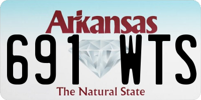 AR license plate 691WTS