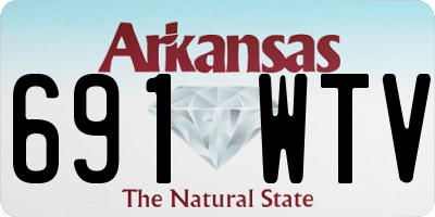 AR license plate 691WTV