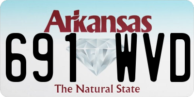 AR license plate 691WVD