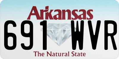 AR license plate 691WVR