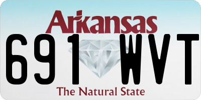 AR license plate 691WVT