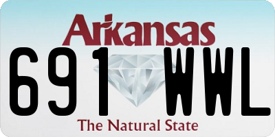 AR license plate 691WWL