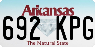 AR license plate 692KPG