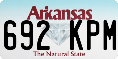 AR license plate 692KPM