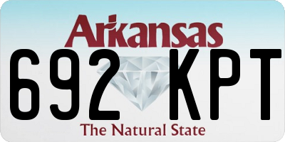 AR license plate 692KPT