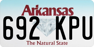 AR license plate 692KPU