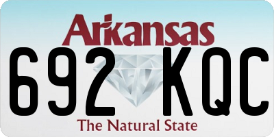 AR license plate 692KQC