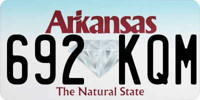 AR license plate 692KQM