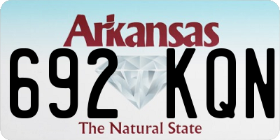 AR license plate 692KQN