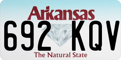 AR license plate 692KQV