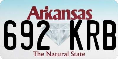 AR license plate 692KRB