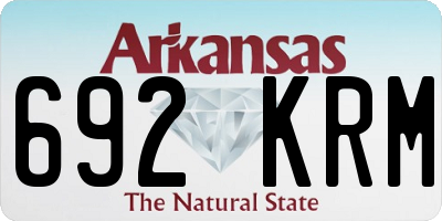 AR license plate 692KRM
