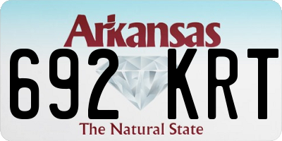 AR license plate 692KRT