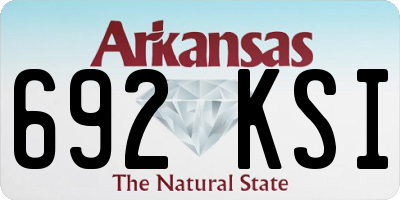 AR license plate 692KSI