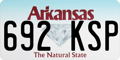 AR license plate 692KSP