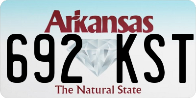 AR license plate 692KST