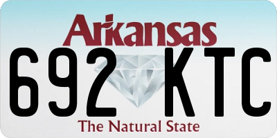 AR license plate 692KTC