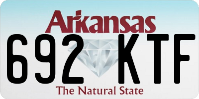 AR license plate 692KTF