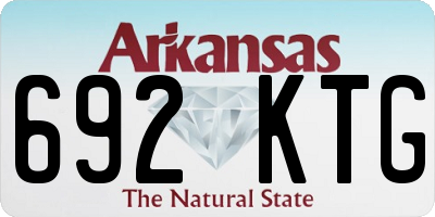 AR license plate 692KTG