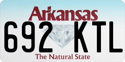 AR license plate 692KTL