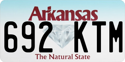 AR license plate 692KTM