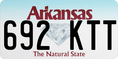 AR license plate 692KTT