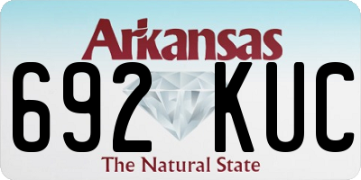 AR license plate 692KUC