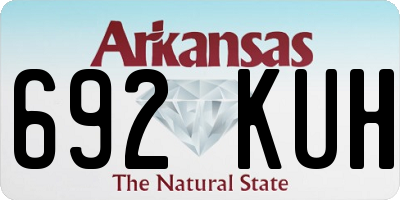 AR license plate 692KUH