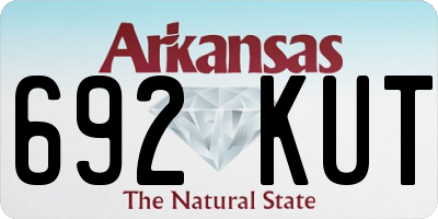 AR license plate 692KUT