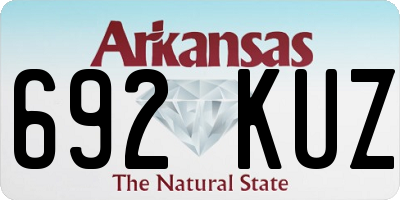 AR license plate 692KUZ