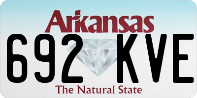 AR license plate 692KVE