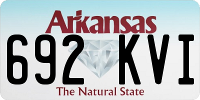 AR license plate 692KVI