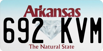 AR license plate 692KVM