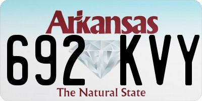 AR license plate 692KVY