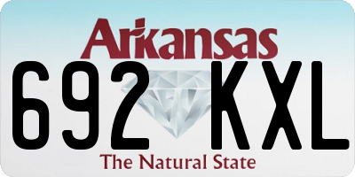 AR license plate 692KXL