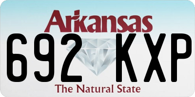 AR license plate 692KXP