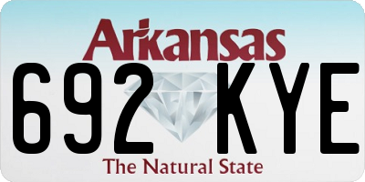 AR license plate 692KYE