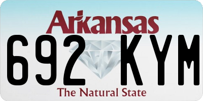 AR license plate 692KYM